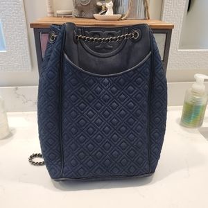 Tory Burch denim backpack